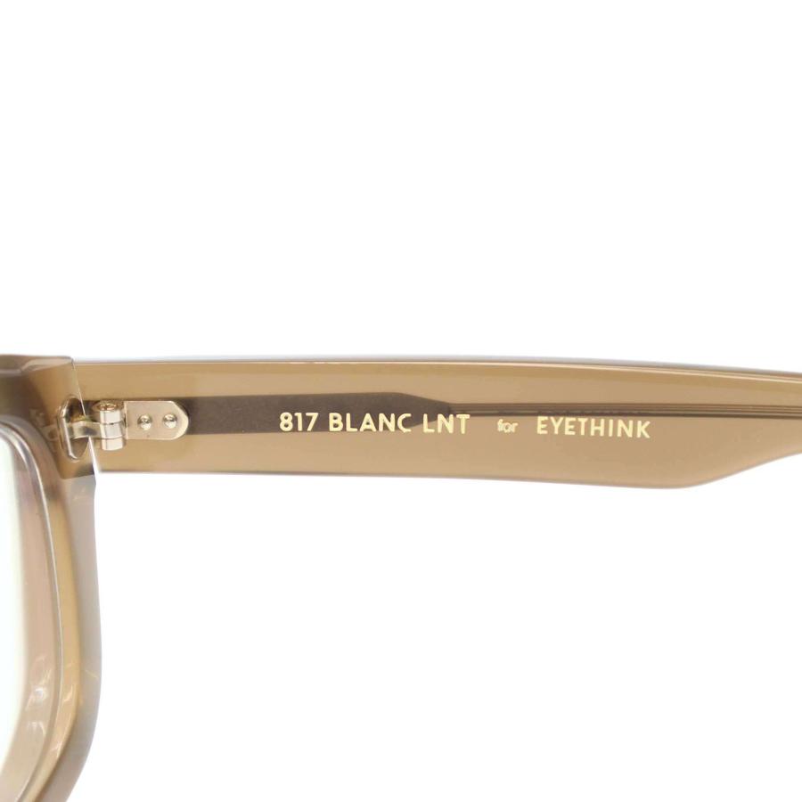BLANC.. ブラン EYETHINK別注 BE001 TAUPE ex Optical キャメル 48□22