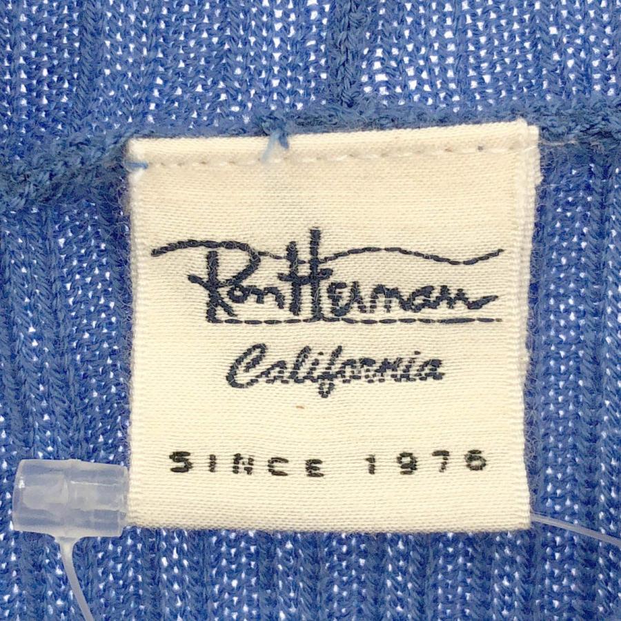 Ron Herman ロンハーマン モックネックニットセーター 4010800014 ブルー XS Ron Herman（ロンハーマン） モックネックニットセーター 4010800014