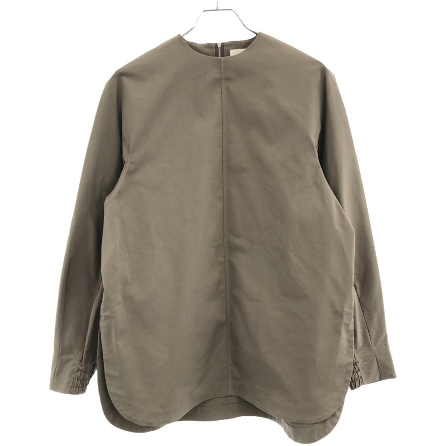HYKE TASLAN TWILL TOP サイズ1 HYKE（ハイク） 21SS TASLAN TWILL TOP プルオーバーブラウス 211