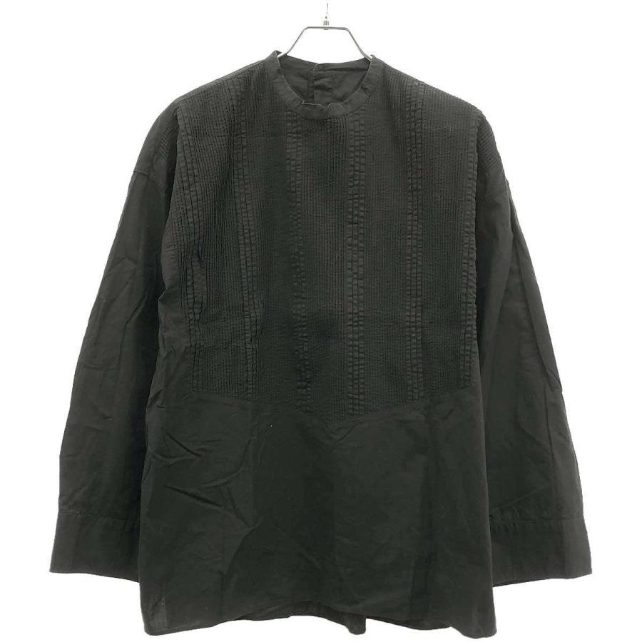 Pheeta - Pheeta フィータ Trinity ピンタックプリーツプルオーバーシャツ IF-K19SS7 ブラック F Pheeta フィータ Trinity ピンタックプリーツプルオーバーシャツ