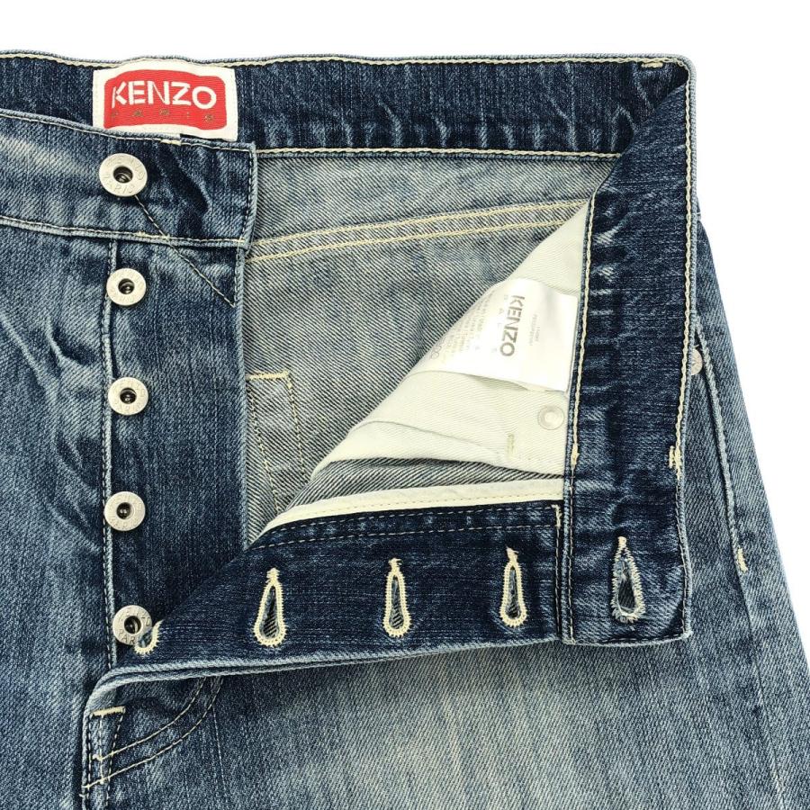 KENZO ケンゾー 24SS ストレートデニムパンツ FE55DP3316I7 インディゴ 29 KENZO（ケンゾー） 24SS ストレートデニムパンツ FE55DP3316I7