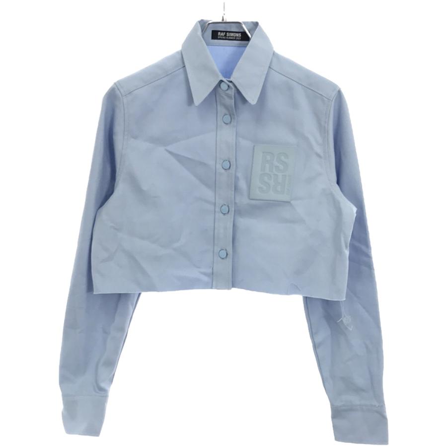 RAF SIMONS ラフシモンズ 23SS CROPPED DENIM SHIRT RSパッチ 