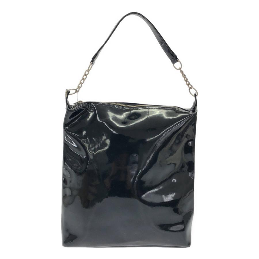 trico C0MME des GARSONS 牛革エナメルバッグ tricot COMME des GARCONS トリココムデギャルソン エナメルチェーン