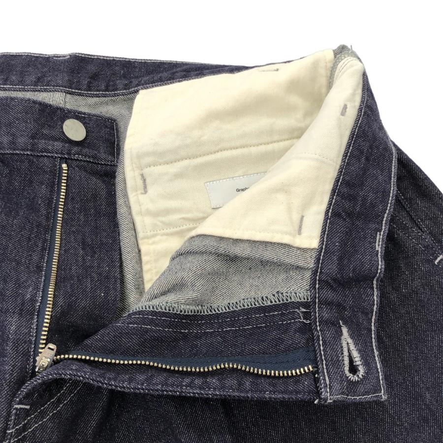 グラフ Graphpaper グラフペーパー 20SS COLORFAST DENIM 2 TUCK PANTS 