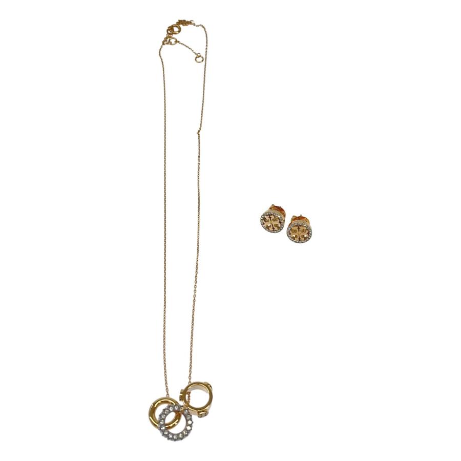 TORY BURCH（トリーバーチ） Miller クリスタル ネックレス＆ピアス