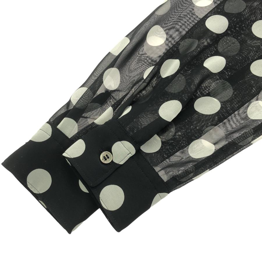 COMME des GARCONS COMME des GARCONS - COMME des GARCONS COMME des GARCONS コムデギャルソンコムデギャルソン 24SS シアードットシャツ RM-B006 ブラック S COMME des GARCONS コムデギャルソンコムデギャルソン 24SS