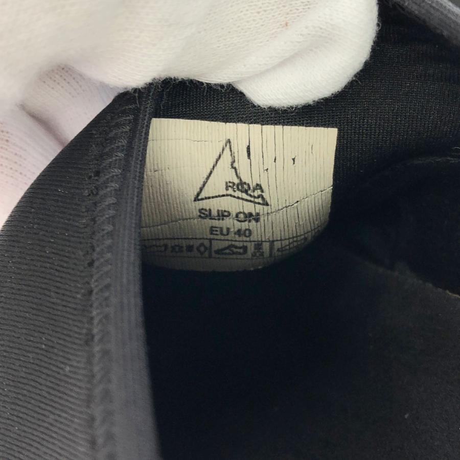 ROA ロア スリッポンスニーカー SOLE30-001 ブラック 40 ITOGC5W2DJ5Y