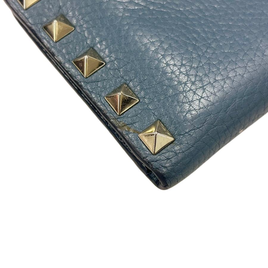 VALENTINO GARAVANI スタッズ レザー 二つ折り財布 ブルー 楽天市場】VALENTINO ロックスタッズ（カラーブルー）（財布・ケース