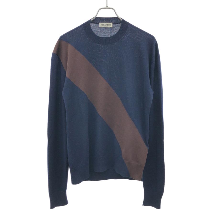 JIL SANDER（ジルサンダー） 22SS パネルニットセーター JSMU751021 