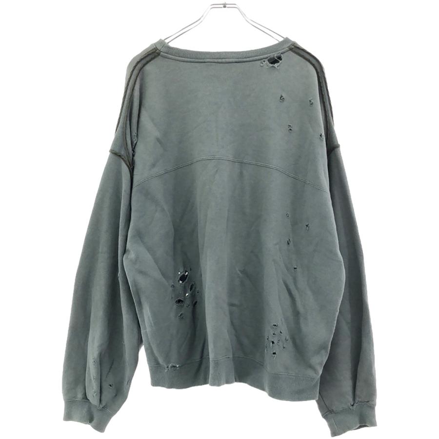 YOAK（ヨーク） YOKE 20AW OVERSIZED PIPING DAMAGE SWEAT オーバー 