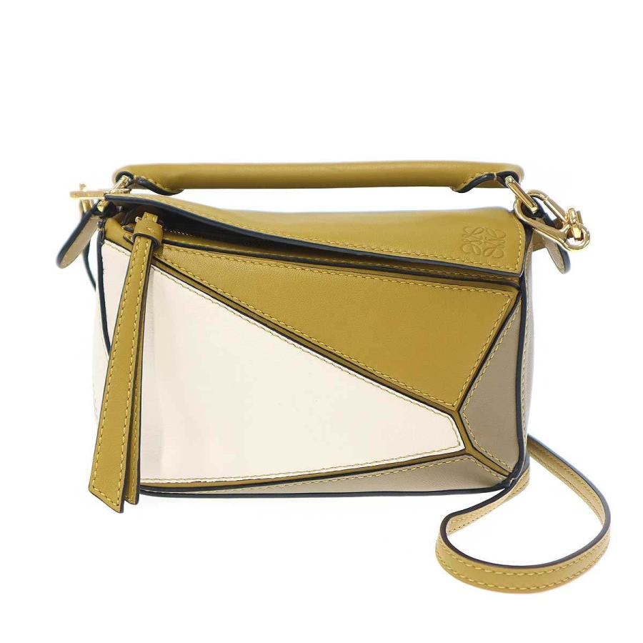 LOEWE（ロエベ） パズルバッグミニ ショルダーバッグ イエロー