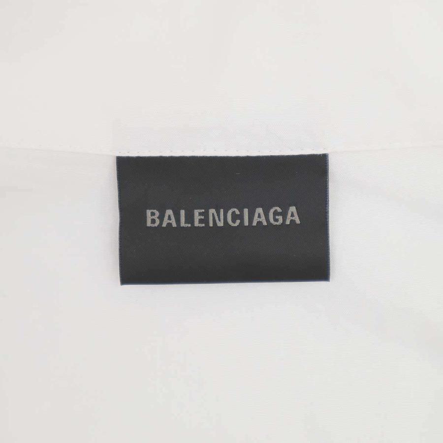 BALENCIAGA バレンシアガ 24SS ロゴ刺繍プルオーバーシャツブラウス