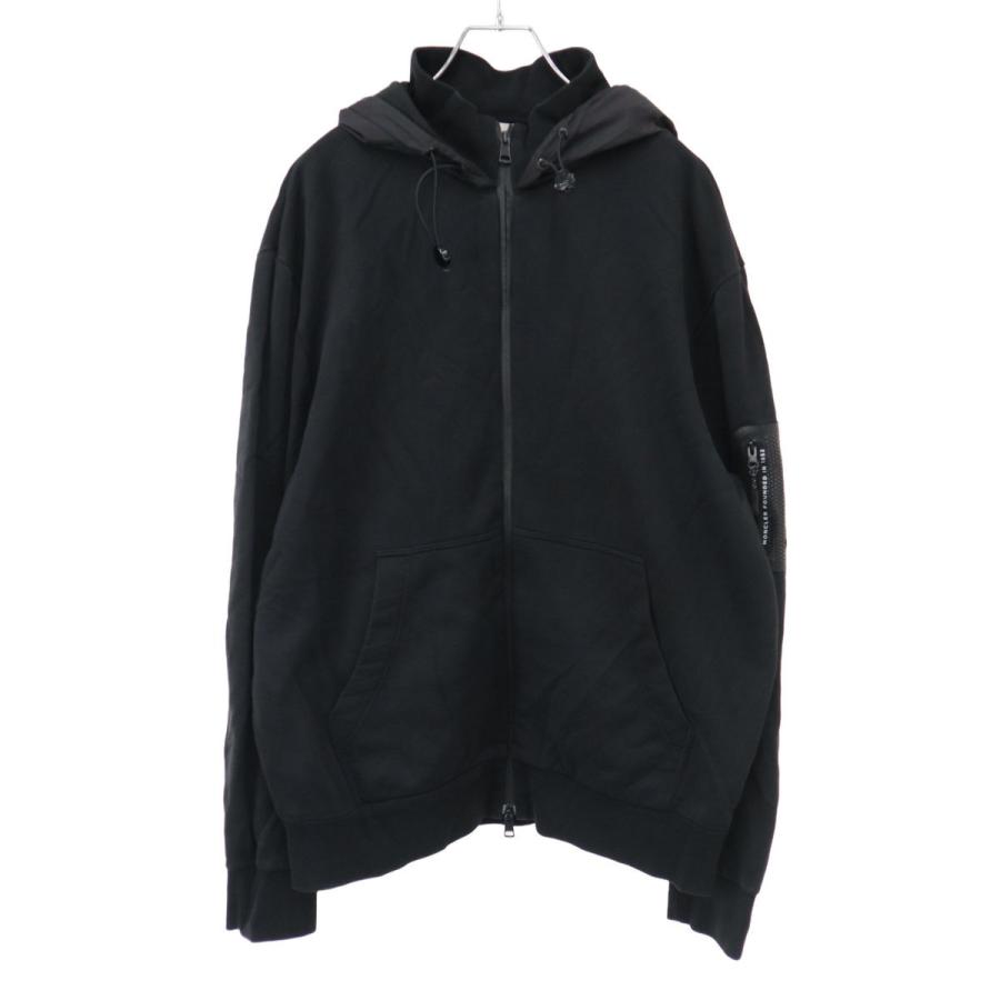 MONCLER ジップアップパーカー G20918G00037 ブラック XL ITOQKRA5WZ4I
