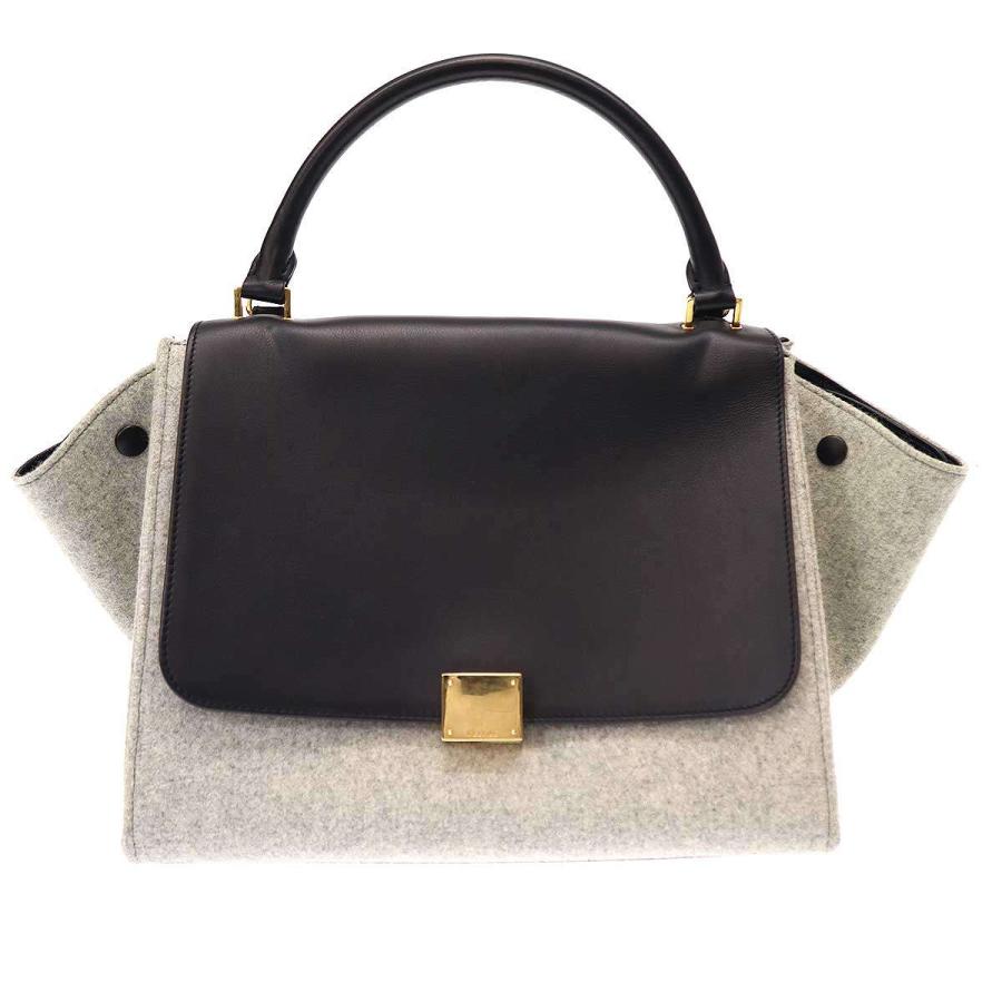CELINE（セリーヌ） フィービー期 トラペーズ ミディアム 2WAYフェルト