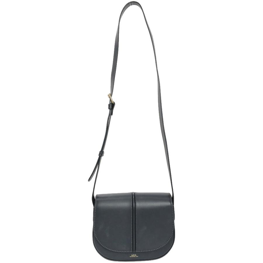 A.P.C.（アーペーセー） A.P.C Betty レザーショルダーバッグ ブルー