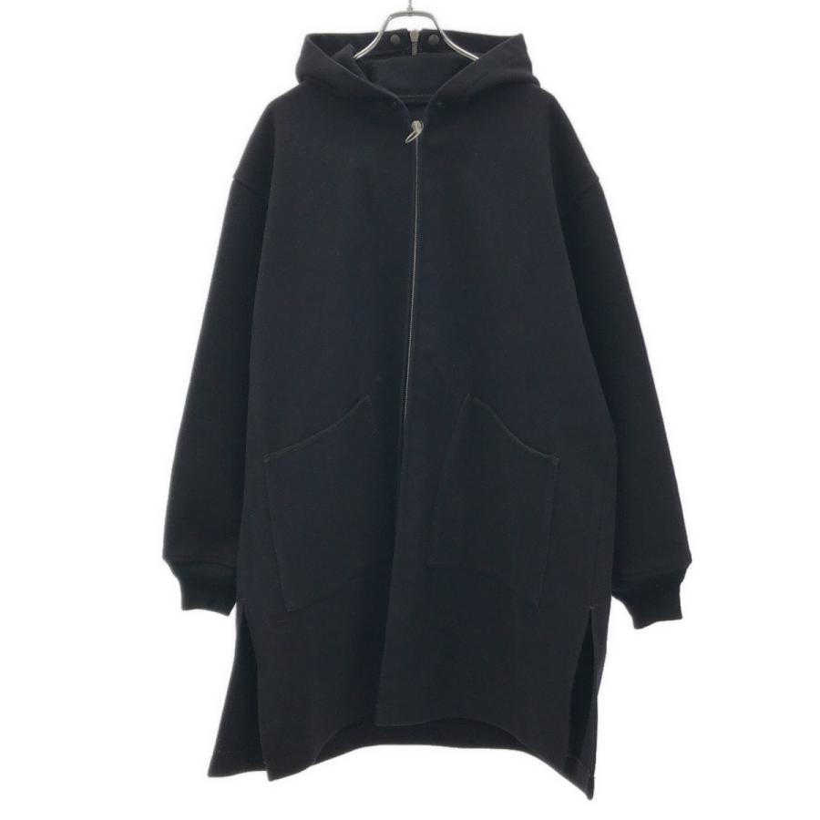 COMOLI（コモリ） 21AW メルトンウールフーデッドコート U03-04004