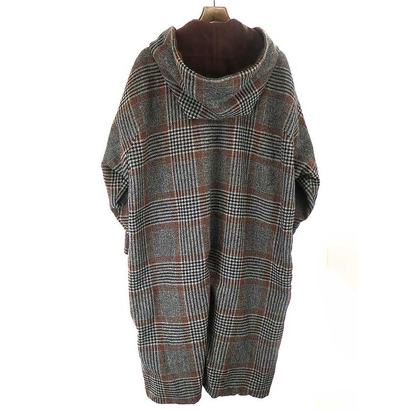 SUNSEA サンシー 17AW RERVERSIBLE CHECK JEDI COAT SUNSEA サンシー 17AW RERVERSIBLE CHECK JEDI COAT