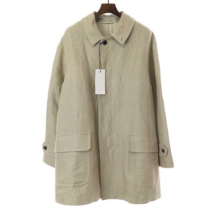 A.PRESSE ア プレッセ 23SS Linen Half Coat コットンリネンハーフ