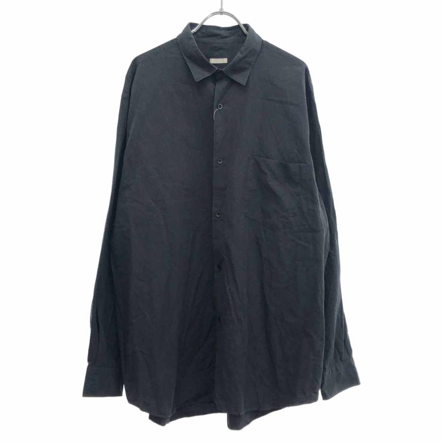 COMOLI（コモリ） 22SS コモリシャツ V01-02001 ブラック 3