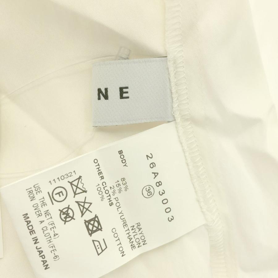 irene アイレネ　スリット　シャツ　ホワイト IRENE(アイレネ) 24SSFront Hook Shirt半袖シャツ26S83009 26S83009
