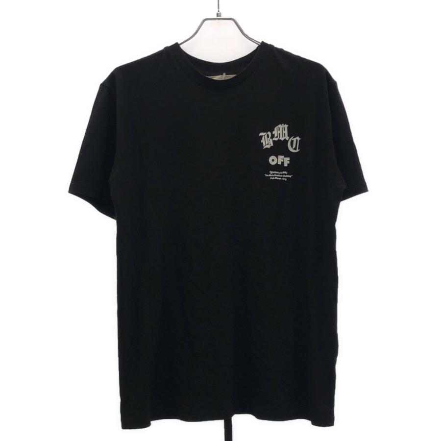 OFF-WHITE オフホワイト BMC Paris purinto プリントTシャツ ブラック 