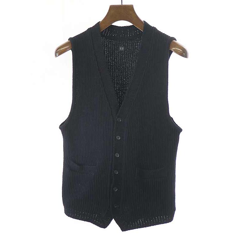 TAIGA TAKAHASHI タイガ タカハシ KNITTED VEST シルクニット