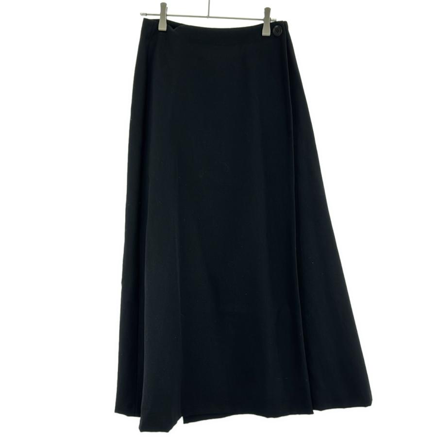 Yohji Yamamoto FEMME ヨウジヤマモト ファム 2002AW ウールサージラップスカート FM-S11-125 ブラック 4 ITP4DQCKKC6C | 