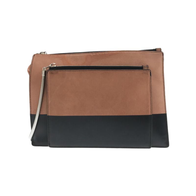 ALEXANDER WANG アレキサンダーワン スウェードコンビレザークラッチ 