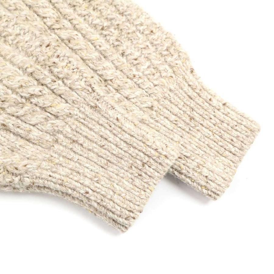 HERILL ヘリル 22AW Cashmere nep Cable Sweater カシミヤネップ 
