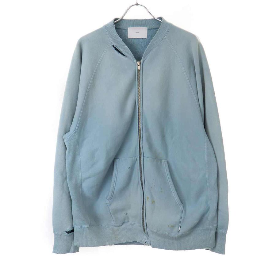 SUGARHILL（シュガーヒル） 24AW AGED ZIP-UP SWEAT SHIRT エイジング