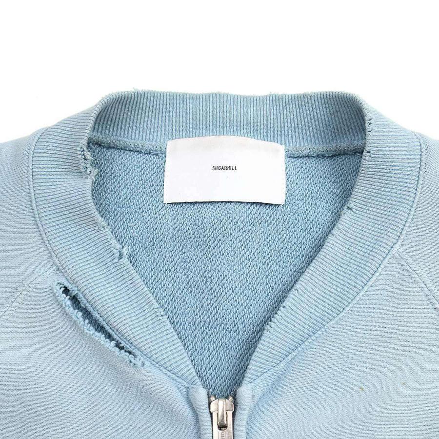 SUGARHILL（シュガーヒル） 24AW AGED ZIP-UP SWEAT SHIRT エイジング