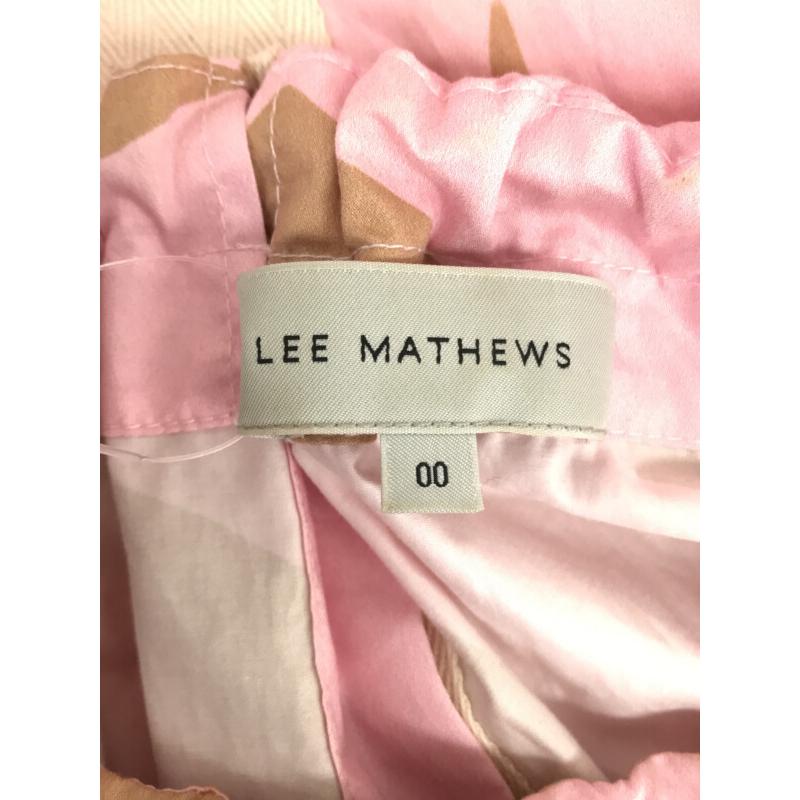 LEE MATHEWS リー マシュー コットン総柄ワンピース ピンク 00