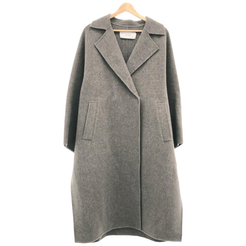ADORE アドーア カシミヤ混ルチアーナリバーベルト付きコート 