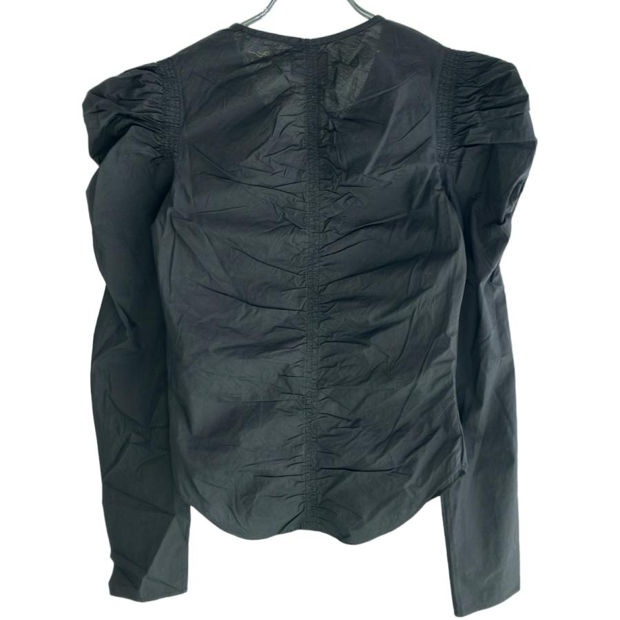 Isabel Marant - ISABEL MARANT ETOILE イザベルマラン エトワール 25SS Benatea Top クリスピーコットン ファスナー付きトップス HT0573FA-C1J06E ブラック 34 ISABEL MARANT ETOILE（イザベルマランエトワール） イザベルマラン
