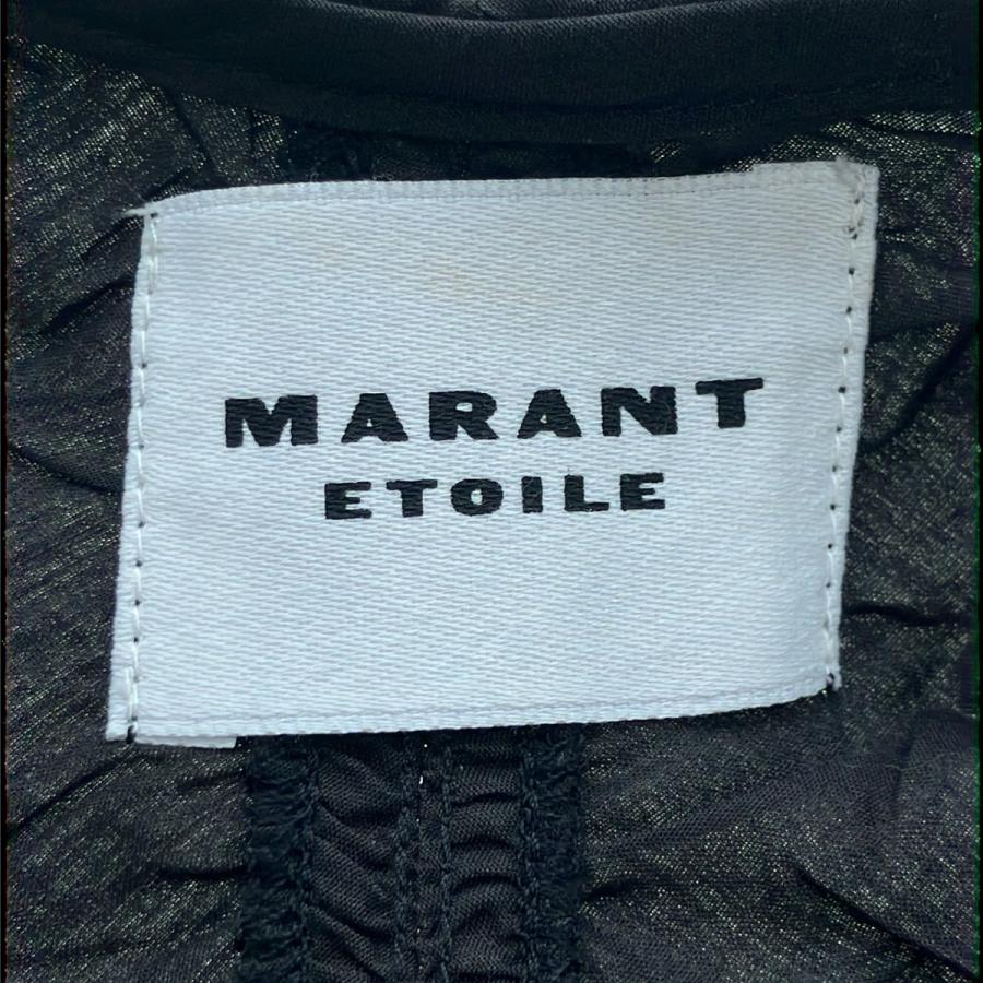 Isabel Marant - ISABEL MARANT ETOILE イザベルマラン エトワール 25SS Benatea Top クリスピーコットン ファスナー付きトップス HT0573FA-C1J06E ブラック 34 ISABEL MARANT ETOILE（イザベルマランエトワール） イザベルマラン