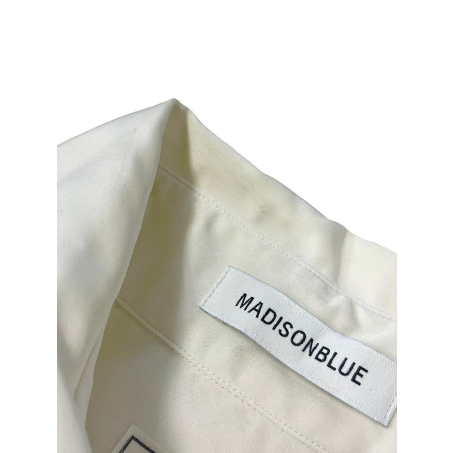 MADISONBLUE - MADISON BLUE マディソンブルー 21AW J.BRADLEY L/S SH PE TWILL ポリエステルツイルシャツ MB214-5012 ホワイト系 S MADISON BLUE マディソンブルー 21AW J.BRADLEY L/S SH PE TWILL