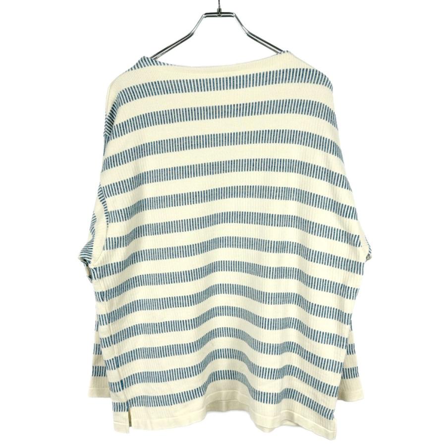 OUTIL ウティ 23AW TRICOT NAY ジャガードボーダーバスクシャツ 
