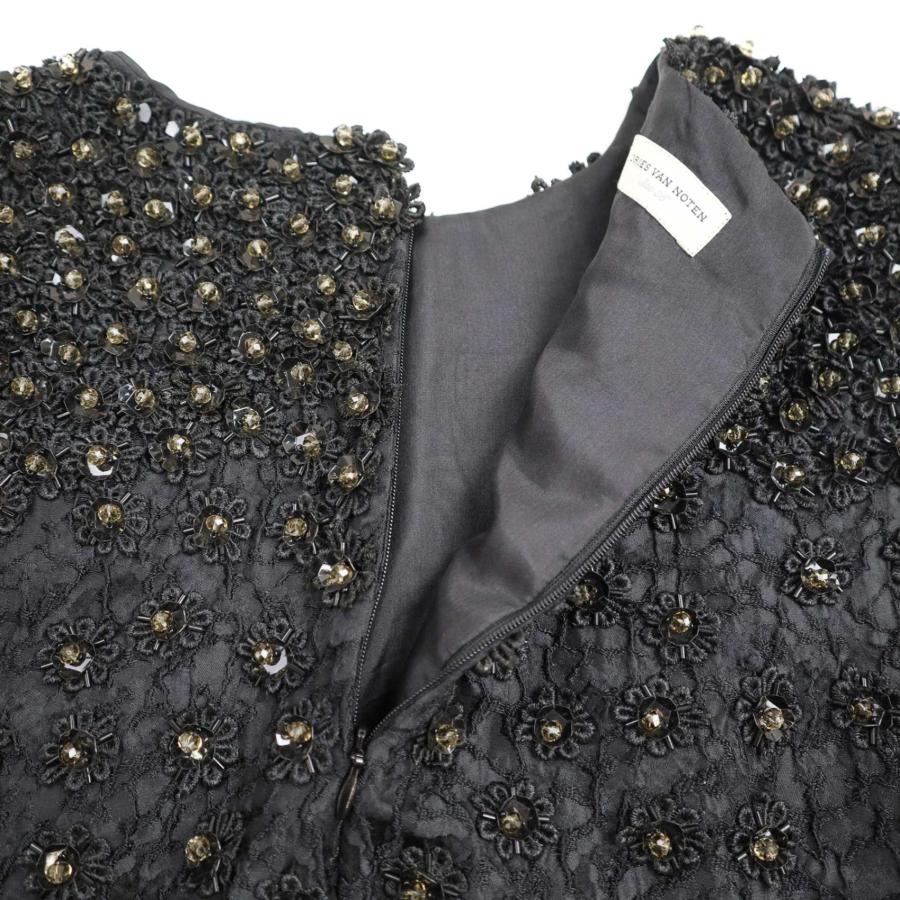 DRIES VAN NOTEN ドリスヴァンノッテン フラワービジューエンブロイ  