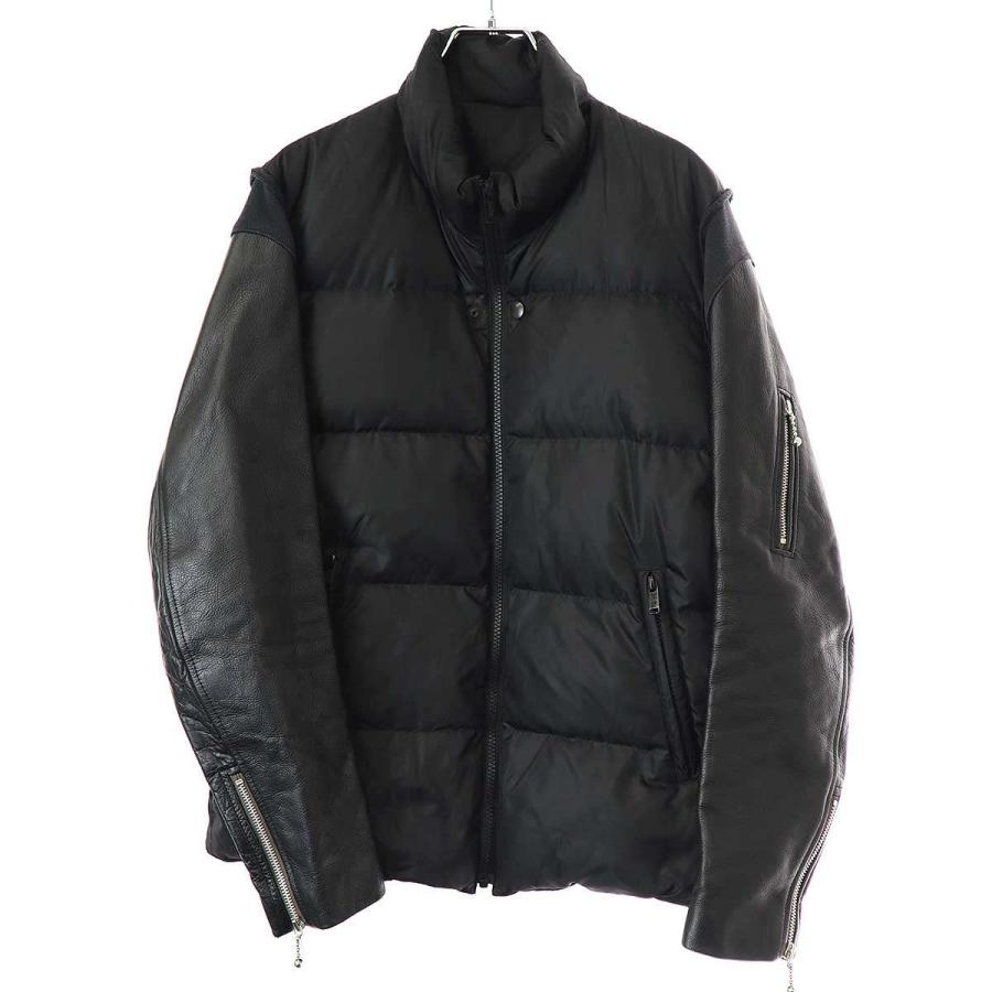 UNDER COVER アンダーカバー 17AW レザースリーブダウンジャケット 