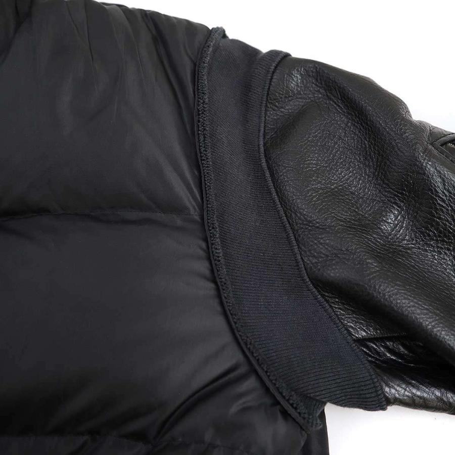 UNDER COVER アンダーカバー 17AW レザースリーブダウンジャケット