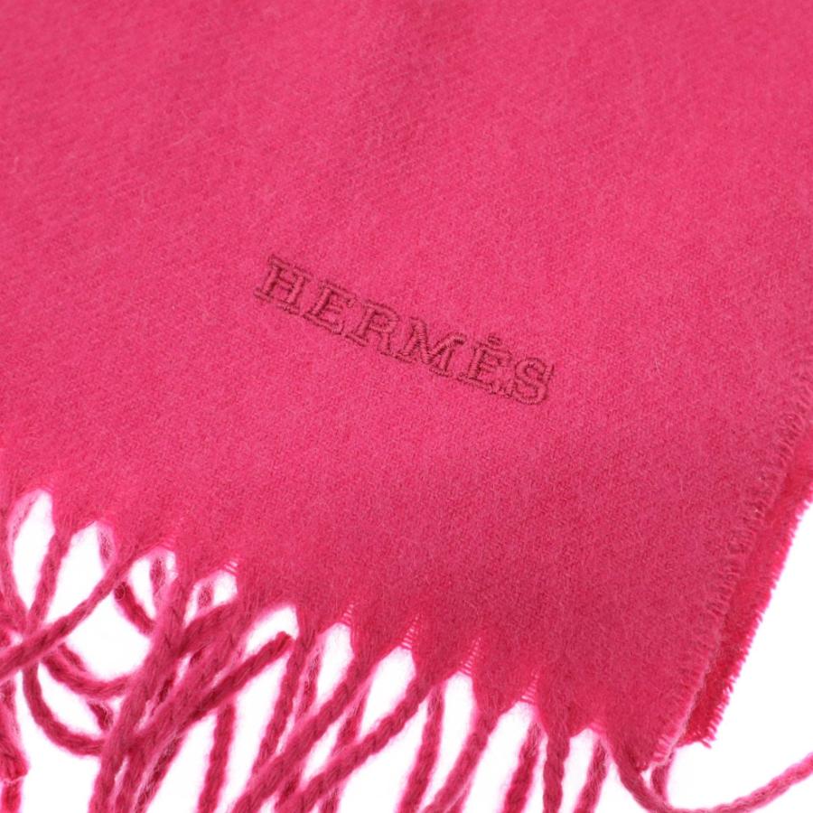 HERMES エルメス カシミヤ大判マフラー ピンク ITPH344UTEJG HERMES エルメス カシミヤ大判マフラー ピンク ITPH344UTEJG