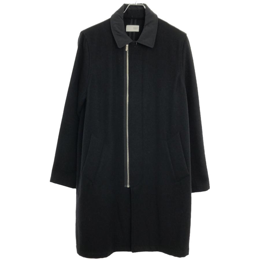 PARIGOT パリゴ メルトン ウール スタジャン ロングコート 