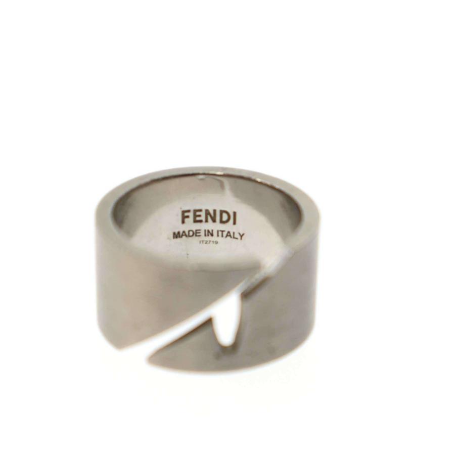 FENDI（フェンディ） Silver Matte Mono Eye Ring カットアウトリング