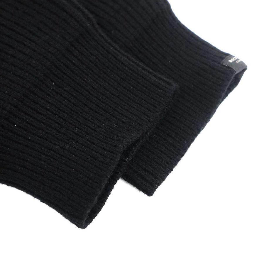 BALENCIAGA バレンシアガ セーフティピン ウールニットカーディガン 772203 T4143 ブラック M ITPJDD5QBTYM_4