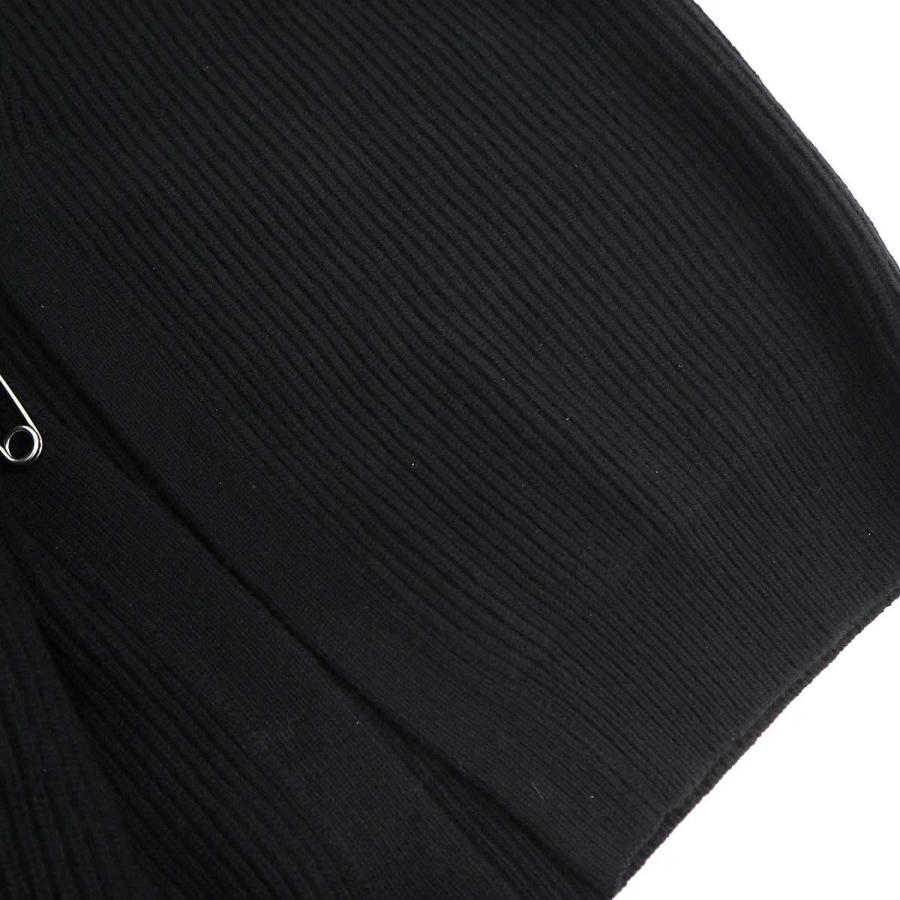 BALENCIAGA バレンシアガ セーフティピン ウールニットカーディガン 772203 T4143 ブラック M ITPJDD5QBTYM_5