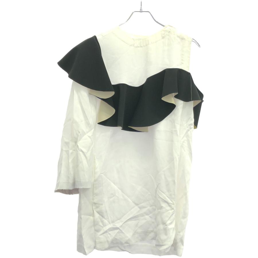 TOGA ARCHIVES トーガアーカイブス 16SS アシンメトリーフリルトップス TA61-FJ049 ホワイト 40 ITPK2W3KXGLC | ARCHIVES（Lee）