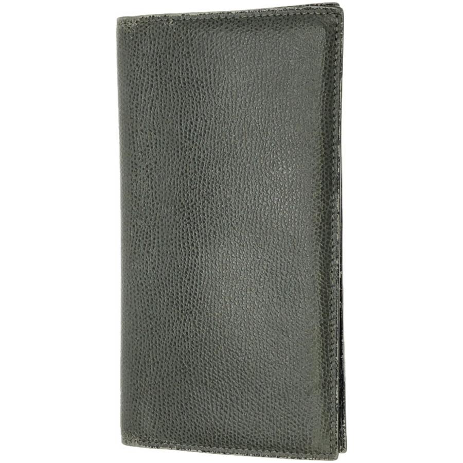 Valextra ヴァレクストラ Vertical 12 Card ロングウォレット  札入れ 財布  グレー - Valextra（ヴァレクストラ） Vertical 12 Card ロングウォレット