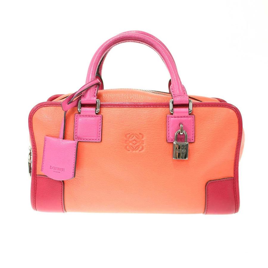 LOEWE（ロエベ） アマソナ28 ミニボストンレザーバッグ 352.35AA03