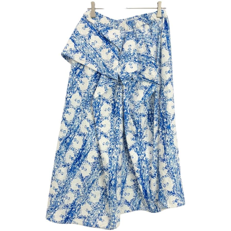 Christian Wijnants ロングスカート 総柄 ブルー系 36 christian