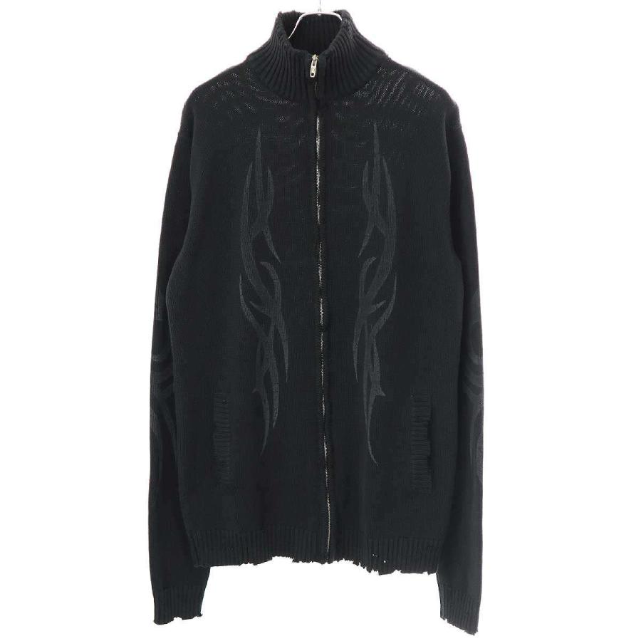 BALENCIAGA バレンシアガ 24AW Y2K Zip-Up Cardigan トライバル